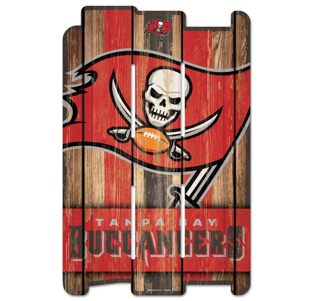 WinCraft Wanddekoobjekt PLANK Holzschild Sign Tampa Bay Buccaneers von WinCraft