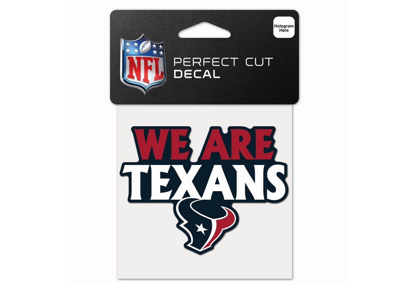 WinCraft Wanddekoobjekt Perfect Cut 10x10cm Aufkleber NFL Teams Slogan von WinCraft