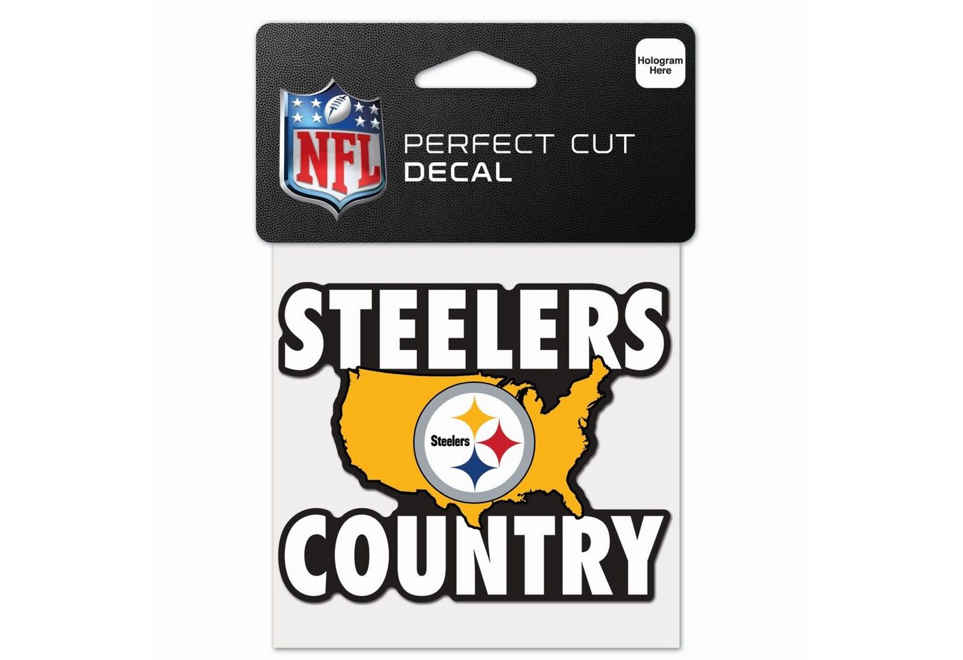 WinCraft Wanddekoobjekt Perfect Cut 10x10cm Aufkleber NFL Teams Slogan von WinCraft