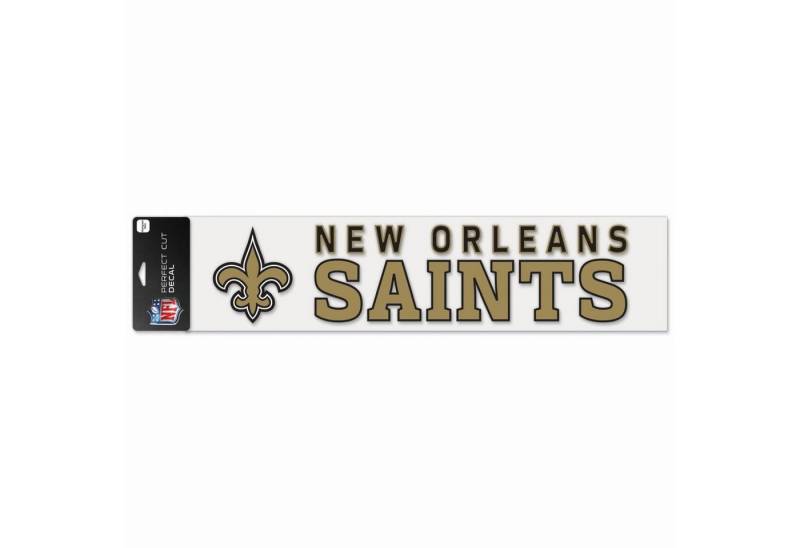WinCraft Wanddekoobjekt Perfect Cut XXL 10x40cm Aufkleber NFL Teams von WinCraft