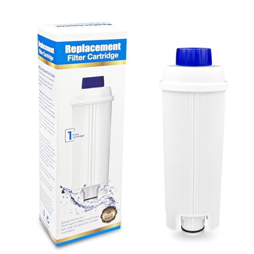 WinGluge Wasserfilter, Ersatz für De'Longhi Kaffeefilter DLSC002, Kompatibel mit De'Longhi Kaffeemaschine ECAM, ETAM, EC680, EC800, für Optimiert die Kaffeequalität und Schützt vor Kalk von WinGluge