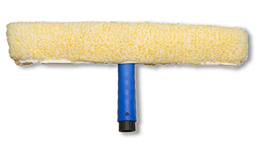 WinHux® Mikrofaser-Fensterwicher 35cm für Verlängerungsstange/Teleskopstangen Adapter zu konvertieren Standard Schraube-Anschlüsse, um Push Fit von WinHux