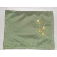 Handgemachte, Maschinengestickte, Grüne 4Er Pack Platzsets von WinandCecHandmade