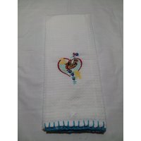 Handgemachte Bestickte Küchentuch von WinandCecHandmade