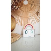 Personalisierter Kalender | Personalisierte Geschenke Zur Geburt Taufe Regenbogen von WinasDesign