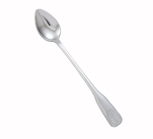 Winco 0006-02 12-Piece Toulouse Iced Teaspoon Set, 18-0 Extra Heavy Weight Stainless Steel von Winco