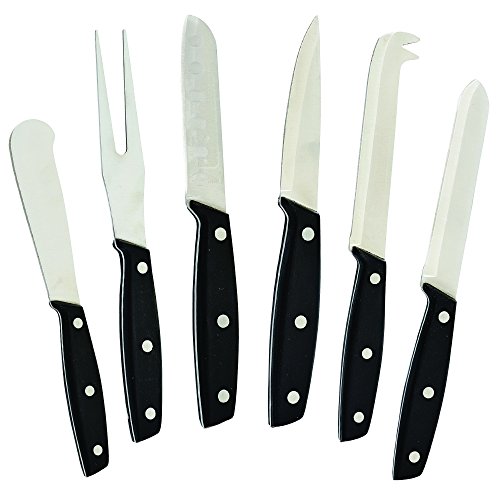 Winco KCS-6 Käsemesser-Set mit POM-Griff von Winco