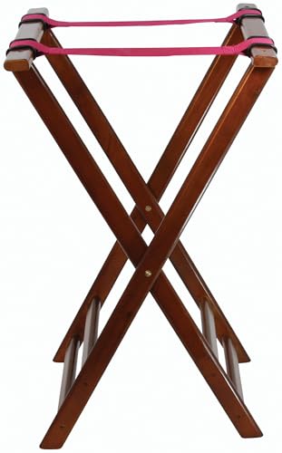 Winco Klapptablett mit Ständer, 84 cm, Walnuss von Winco