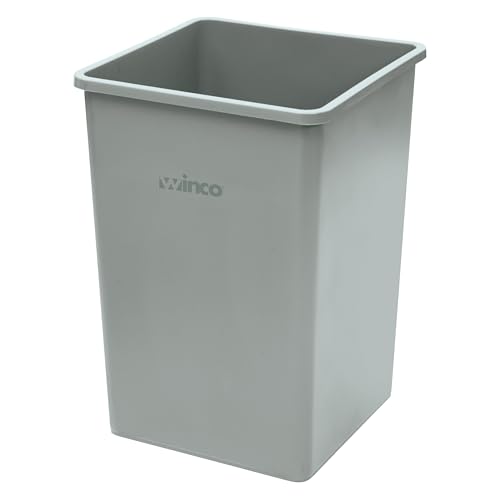 Winco PTCS-35G Quadratischer Mülleimer, 35 Liter, Grau Winco PTCS-35G Quadratischer Mülleimer, 35 Liter, Grau von Winco