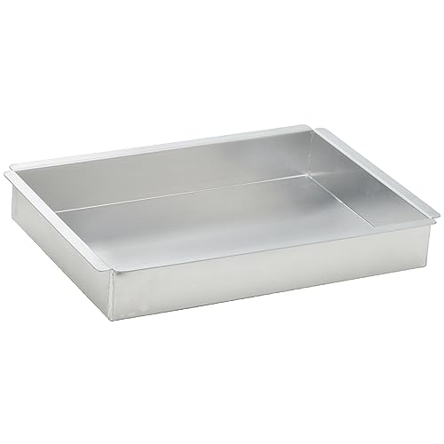 Winco Rechteckige Kuchenform aus Aluminium, 5,1 cm, 22,9 x 33 cm von Winco