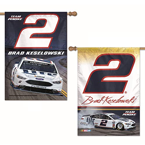 Brad Keselowski #2 Doppelseitige Bannerflagge von Wincraft