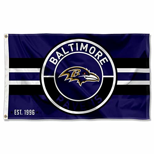 WinCraft Baltimore Ravens Patch Button Circle Logo Flagge Groß 7,6 x 12,7 cm Banner WinCraft Baltimore Ravens Patch Button Circle Logo Flagge Groß 7,6 x 12,7 cm Banner von Wincraft