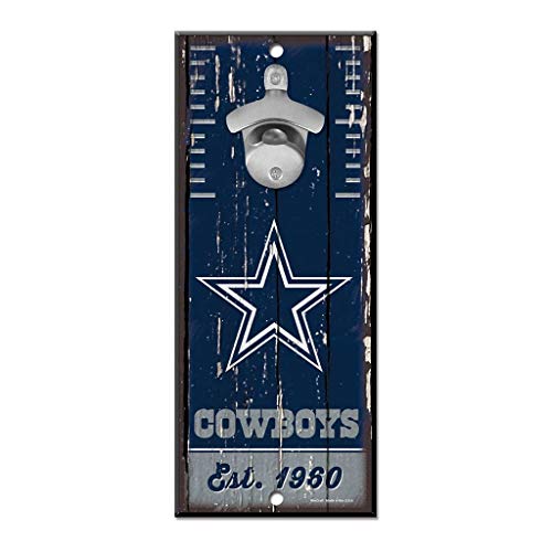 WinCraft Dallas Cowboys NFL Schild mit Flaschenöffner von Wincraft