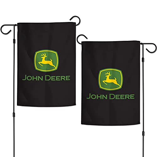 WinCraft John Deere Garden 12"x18" 2-Sided Logo Black von Wincraft