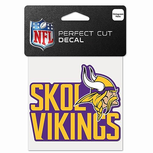 WinCraft Minnesota Vikings Slogan Perfect Cut Color Decal 4" x 4" WinCraft Minnesota Vikings Slogan Perfect Cut Color Decal 4" x 4" von Wincraft