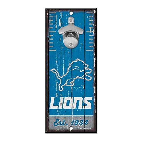 Wincraft Detroit Lions NFL Schild mit Flaschenöffner von Wincraft