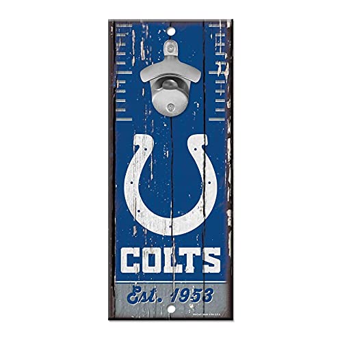 Wincraft Indianapolis Colts NFL Schild mit Flaschenöffner von Wincraft