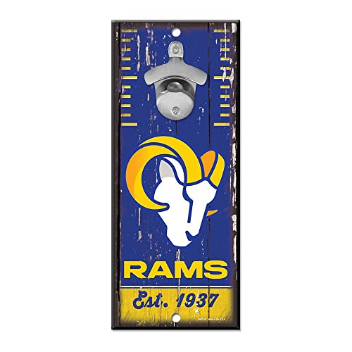 Wincraft Los Angeles Rams NFL Schild mit Flaschenöffner von Wincraft