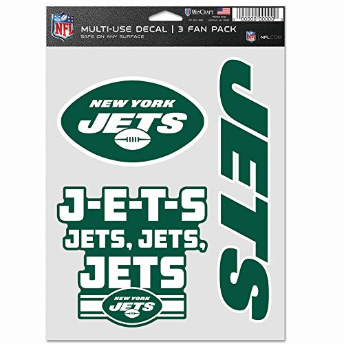 Wincraft NFL Aufkleber Multi-Use 3er Set 20x15cm - New York Jets Wincraft NFL Aufkleber Multi-Use 3er Set 20x15cm - New York Jets von Wincraft