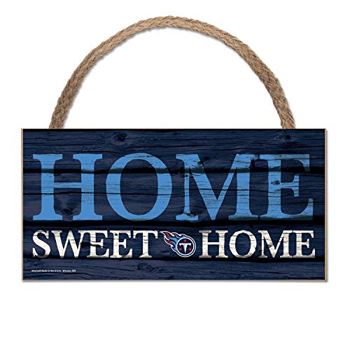 Wincraft NFL Schild aus Holz Tennessee Titans Holzschild Wood Home Sweet Home von Wincraft