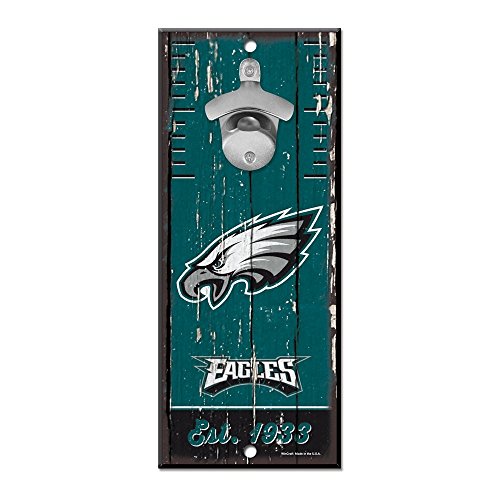 Wincraft Philadelphia Eagles NFL Schild mit Flaschenöffner von Wincraft