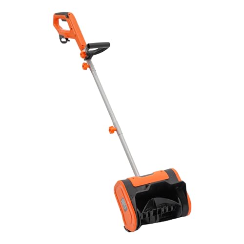 WindWilder Elektrische Schneefräse 1800W 3500RPM - 32cm Arbeitsbreite - 8m Wurfweite von WindWilder