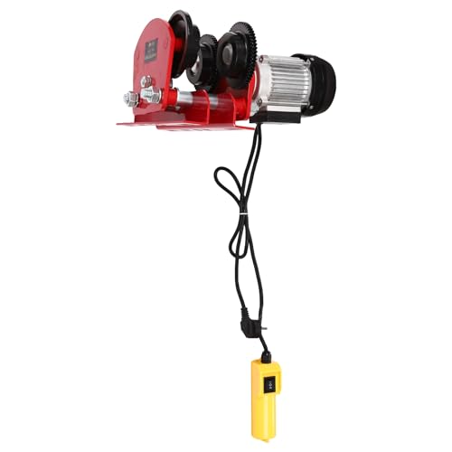 WindWilder Elektrische Seilwinde Motorwinde Hub Seilhebezug Seilzug Winde Kran 1000KG, 68-120cm Einstellbare Breite, 370W Mini-Elektrohebezeug mit 1.2m Fernsteuerungskabel für Fabriken Lagerhäuser WindWilder Elektrische Seilwinde Motorwinde Hub Seilhebezug Seilzug Winde Kran 1000KG, 68-120cm Einstellbare Breite, 370W Mini-Elektrohebezeug mit 1.2m Fernsteuerungskabel für Fabriken Lagerhäuser von WindWilder