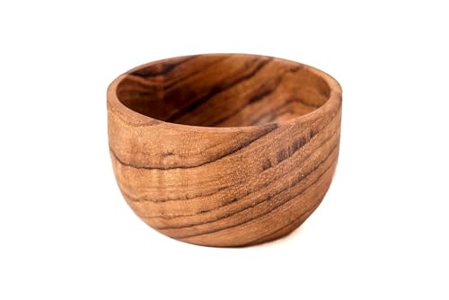 Kleine Holz-Schale BILBO WINWOOD Ø 5 cm Gewürzschale Dipschale Stück Handarbeit Teakholz von Windalf
