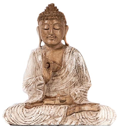 Windalf Happy Buddha Sitzend Siddhartha 22 cm Statue Holzfigur Deko-Statue Zen-Garten Deko-Figur Handarbeit Holz Windalf Happy Buddha Sitzend Siddhartha 22 cm Statue Holzfigur Deko-Statue Zen-Garten Deko-Figur Handarbeit Holz von Windalf