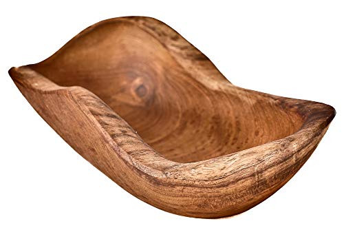 Windalf Rustikale Schale GALINA 17 cm Teakholzschale Schmuckschale Schlüsselablage Handarbeit Wurzelholz Windalf Rustikale Schale GALINA 17 cm Teakholzschale Schmuckschale Schlüsselablage Handarbeit Wurzelholz von Windalf