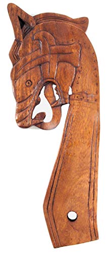 Windalf Viking Drache GOKSTAD 39 cm Links schauend Handarbeit aus Holz von Windalf