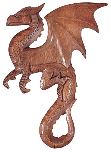 Windalf Wandbild LIZZ 28 cm Drachen Wandrelief Links schauend Handarbeit aus Holz Windalf Wandbild LIZZ 28 cm Drachen Wandrelief Links schauend Handarbeit aus Holz von Windalf