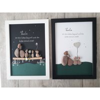 Familienstammbaum Steinbild Dina4 Personalisierbar , Geschenk von Windelzwerg