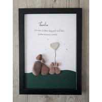 Familienstammbaum Steinbild Dina4 Personalisierbar , Geschenk von Windelzwerg
