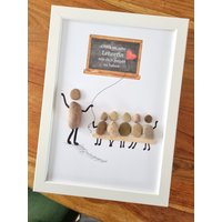 Lehrerin, Beste Abschiedsgeschenk, Lehrer, Lehrkraft, Schule, Geschenk Für Steinbild, Dina4 von Windelzwerg