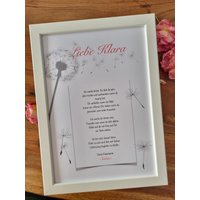 Patenkind, Patenbrief, Geschenk Zur Taufe, Patentante, Patenonkel, Druck Mit Rahmen, Dina4, Personalisierbar von Windelzwerg