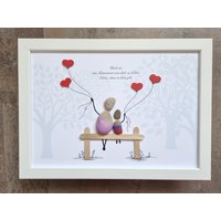 Patentante, Taufpatin, Patin, Tante, Beste Weihnachtsgeschenk, Schwester, Steinbild, Taufe Dina4 von Windelzwerg