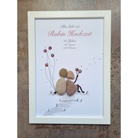 Rubinhochzeit, 40 Jahre, 40. Hochzeitstag, Geschenk Zur Besonderes Rubin Hochzeit Personalisierbares Rubinhochzeit, 40 Jahre, 40. Hochzeitstag, Geschenk Zur Besonderes Rubin Hochzeit Personalisierbares von Windelzwerg