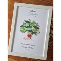 Taufe, Taufbaum, Geburt, Geschenk Zur Patenkind, Patentante, Patenonkel, Taufgeschenk, Dina4, Personalisierbar von Windelzwerg