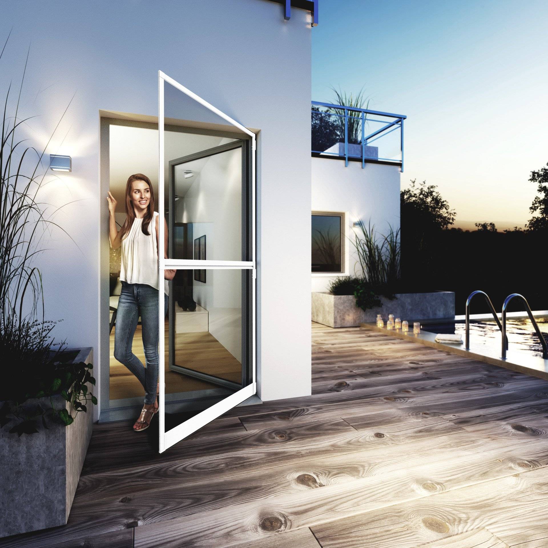 Insektenschutz Expert Rahmen Tür von Windhager