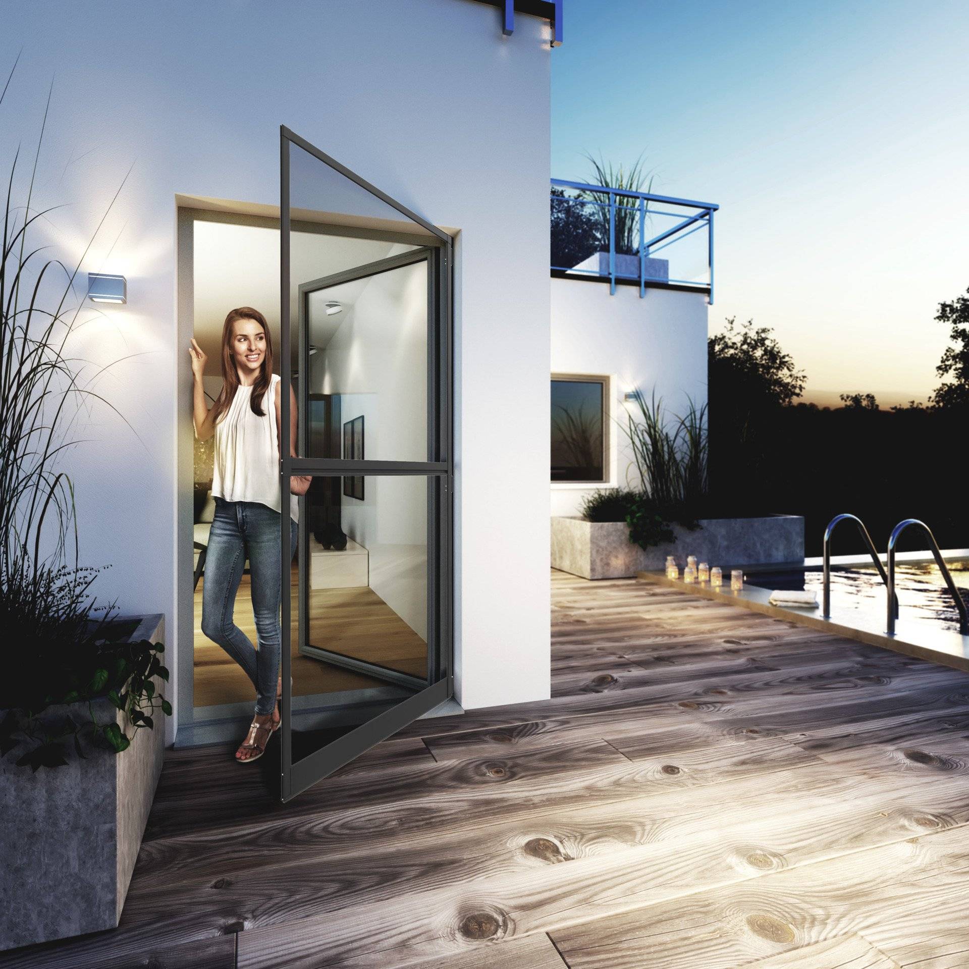 Insektenschutz Expert Rahmen Tür von Windhager