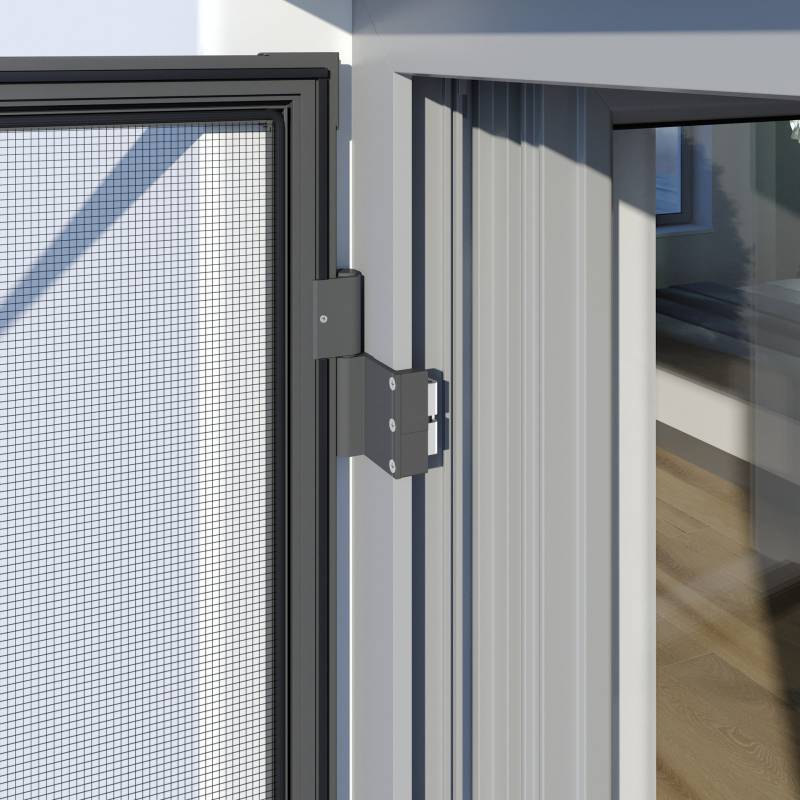 Insektenschutz Klemmadapter für Rahmentüren von Windhager