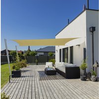 WINDHAGER Sonnensegel »CAPRI«, rechteckig, 300 x 400 cm - beige von Windhager