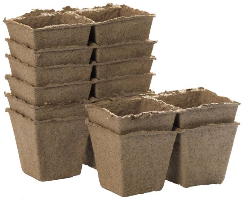 Windhager Anzuchttöpfe 12 x 4 cm, 48 Stück von Windhager