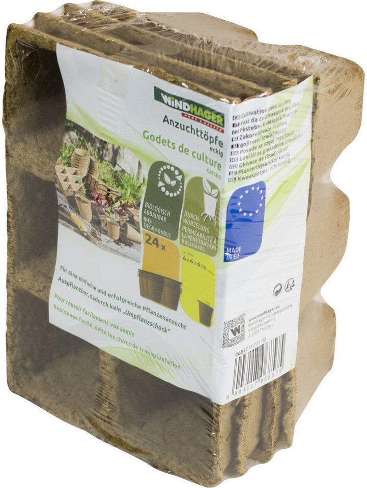 Windhager Anzuchttopf Windhager Anzuchttöpfe 17 x 5,5 cm, 24 Stück Windhager Anzuchttopf Windhager Anzuchttöpfe 17 x 5,5 cm, 24 Stück von Windhager