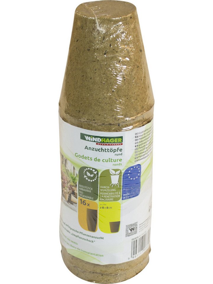 Windhager Anzuchttopf Windhager Anzuchttöpfe Ø 8 cm, 16 Stück Windhager Anzuchttopf Windhager Anzuchttöpfe Ø 8 cm, 16 Stück von Windhager