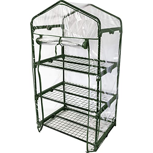 Windhager Balkon Frühbeet Folien-Gewächshaus für Kräuter, Tomaten & Co 68x49x128cm von Windhager