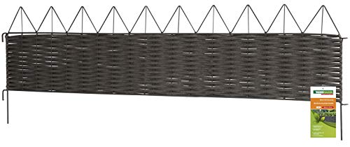 Windhager Beeteinfassung PVC Rattan, 35 x 100 cm von Windhager