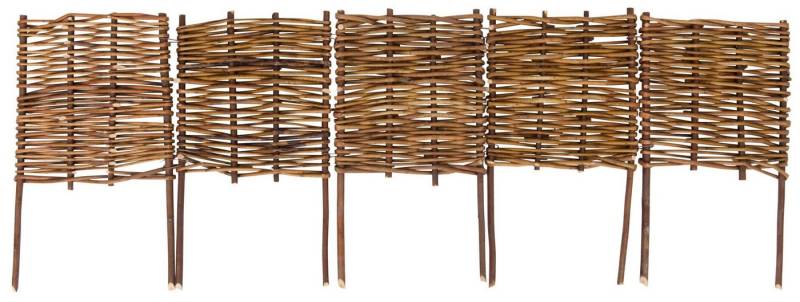 Windhager Beetumrandung Weide, LxH: 100x36 cm, Beeteinfassung Windhager Beetumrandung Weide, LxH: 100x36 cm, Beeteinfassung von Windhager