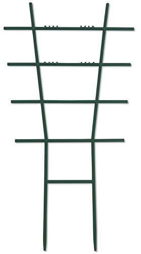 Windhager Blumenstütze Rankhilfe Gitterspalier Rankgitter, Kunststoff, gerade, Grün, 43 x 23 cm von Windhager